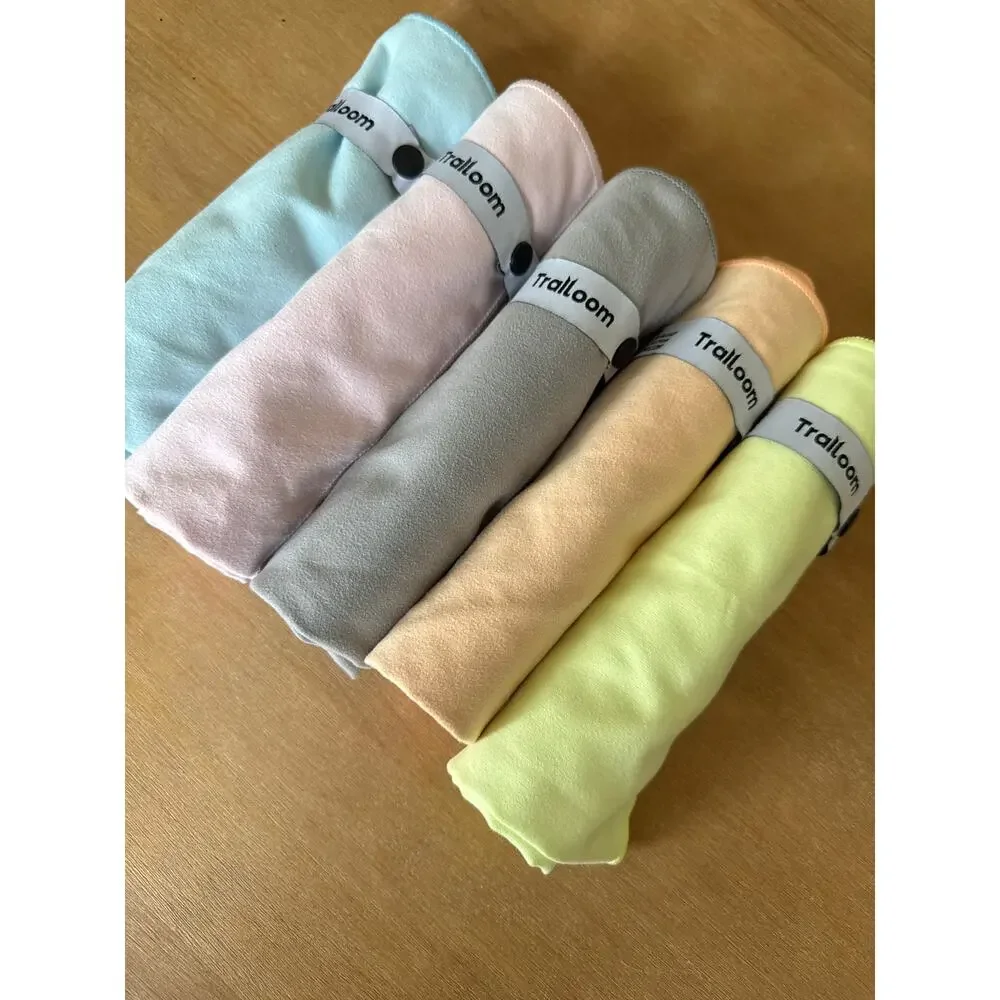 Trailoom Microfiber Gym Towels, Quick Dry, Highly Absorbant Pastels